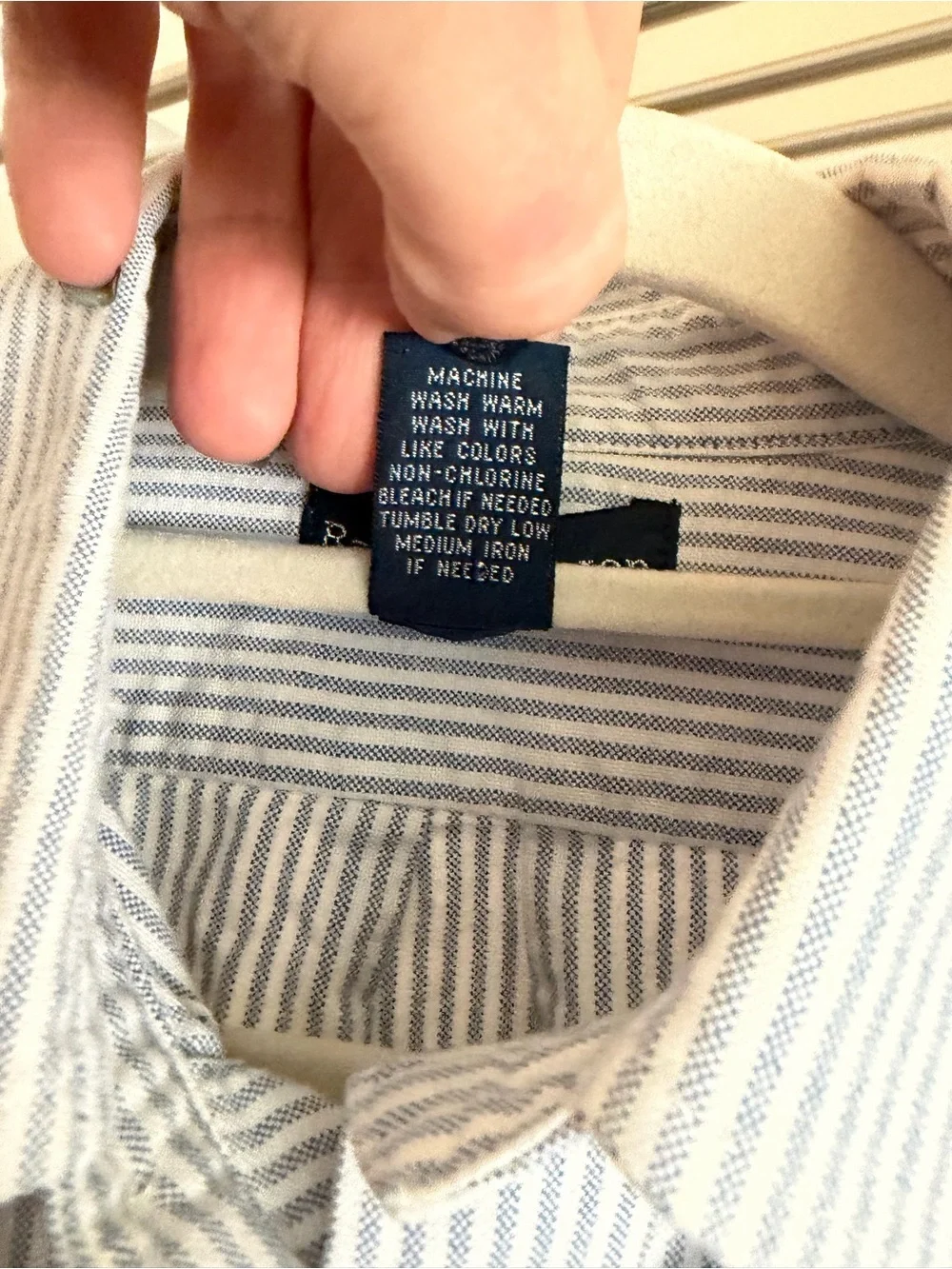 Ralph Lauren Kids 16 Blue & White Oxford Pony Buttondown